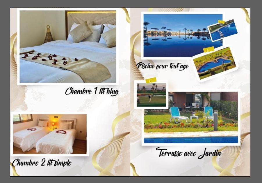 Mini-Villa Situee Dans Une Residence Prestigia A Marrakech, Avec Une Vue Sur La Piscine Et Le Golf Une Securite 24H Sur 24 Et Une Proximite Ideale De L Aeroport 5 Minutes C Est Une Offre Parfaite Pour Des Vacances Marrakesh Exteriör bild